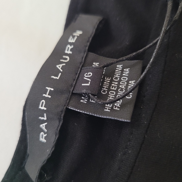 Ralph Lauren Black Label Leather Shoulder Tank - Picture 3 of 4